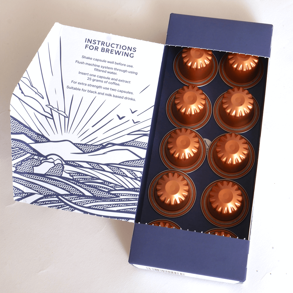 Empty coffee capsules hot sale