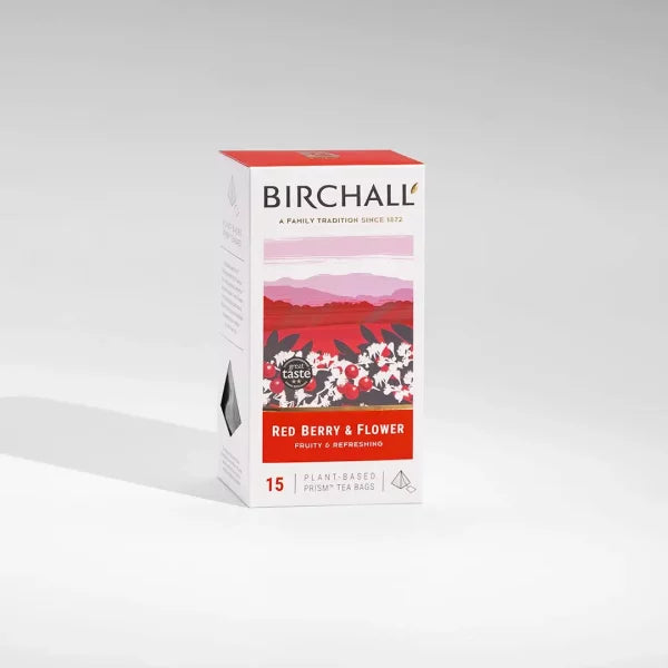 Birchall Red Berry & Flower - 15 Prism Bags