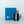 Blue coffee bag and black mug on a light speckled background